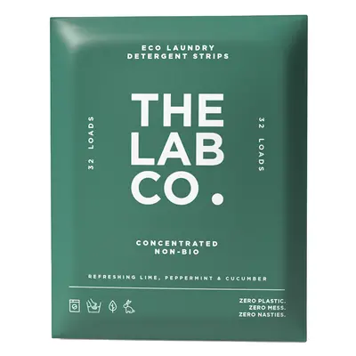 The Lab Co. Laundry Detergent Strips - Refreshing - 32 Sheets