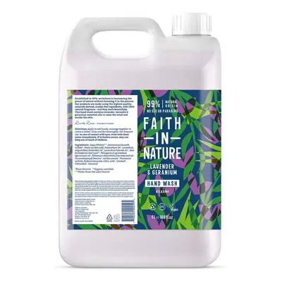 Faith in Nature Lavender & Geranium Hand Wash - 5L