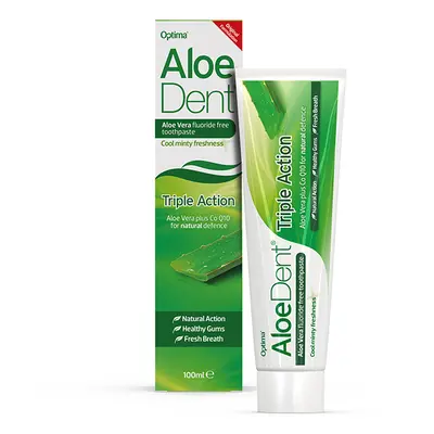 Aloe Dent Triple Action Toothpaste Fluoride Free - 100ml