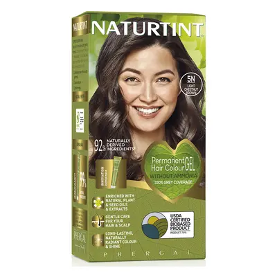 Naturtint Permanent Hair Colour Gel - 5N Light Chestnut Brown - 170ml