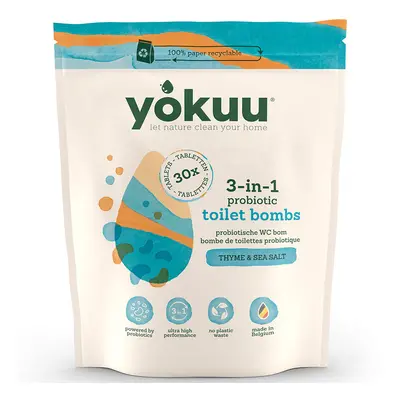 Yokuu Toilet Bombs - Thyme & Sea Salt - 30 Tablets