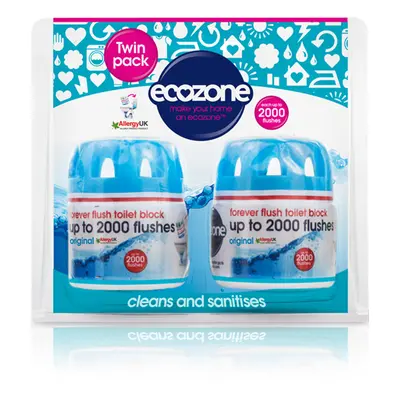 Ecozone Forever Flush Toilet Block - Twin pack