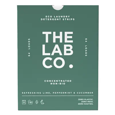 The Lab Co. Laundry Detergent Strips - Refreshing - 64 Sheets