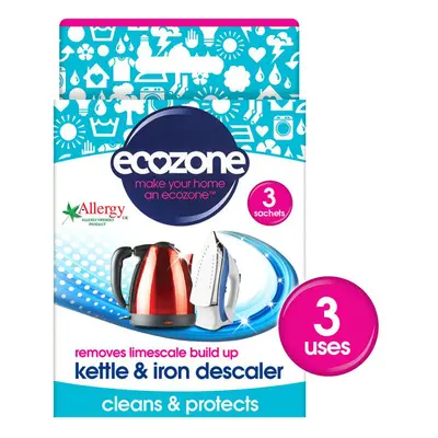 Ecozone Kettle & Iron Descaler - 3 Applications