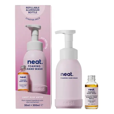 Neat. Foaming Handwash Starter Kit - Sweet Rose Water - 300ml