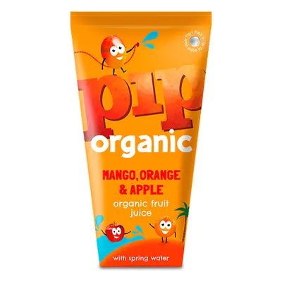 Pip Organic Mango Orange & Apple Juice - 4x 180ml