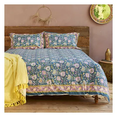 Malli Blockprint Duvet Cover Set - King