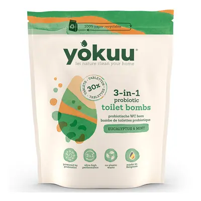 Yokuu Toilet Bombs - Eucalyptus & Mint - 30 Tablets