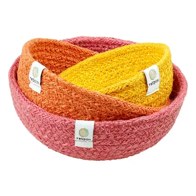 Respiin Mini Jute Bowl Set - Fire