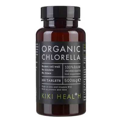 Kiki Health Organic Chlorella Tablets - 200 Tablets