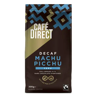 Cafédirect Fairtrade Machu Picchu Decaffeinated Ground Coffee - 200g