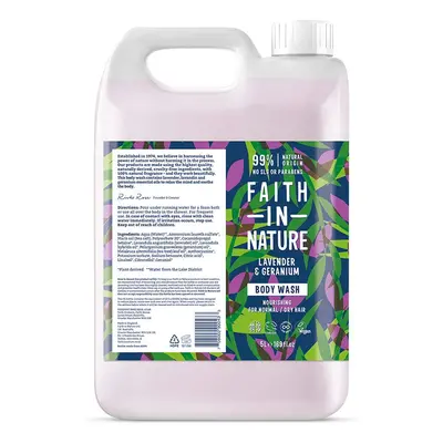 Faith In Nature Lavender & Geranium Body Wash - 5L