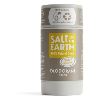 Salt of the Earth Natural Deodorant Refillable Stick - Amber & Sandalwood - 84g