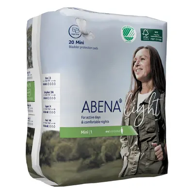 Abena Light Incontinence Pads - Mini - Pack of 20