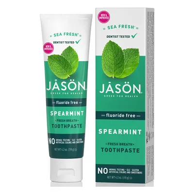 Jason Sea Fresh Fluoride Free Toothpaste - Spearmint - 119g