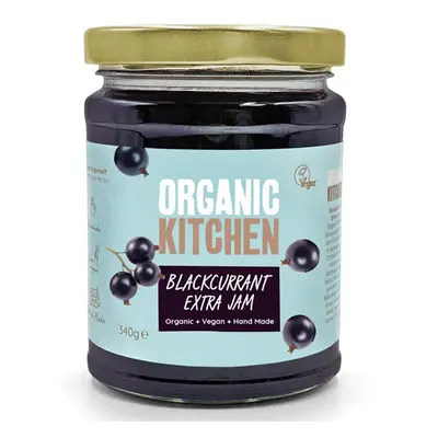 Organic Kitchen Blackcurrant Extra Fruit Jam - 340g