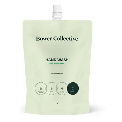 Bower Collective Hand Wash - Lime & Aloe Vera Refill - 1L