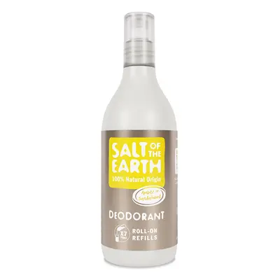 Salt of the Earth Natural Deodorant Roll-on Refill - Amber & Sandalwood - 525ml