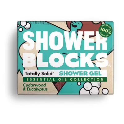 Shower Blocks Solid Shower Gel - Cedarwood & Eucalyptus - 100g