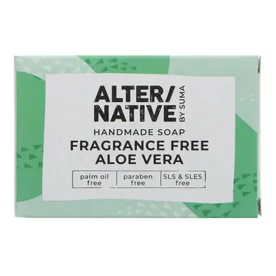 Alternative by Suma Handmade Soap - Fragrance Free Aloe Vera - 95g