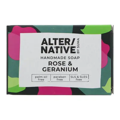 Alternative by Suma Handmade Soap - Rose & Geranium - 95g