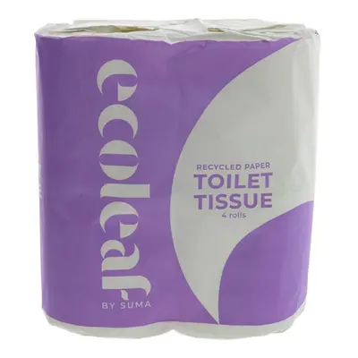 Ecoleaf Recycled Paper Toilet Tissue - Pack of 4