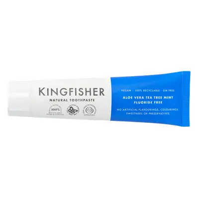 Kingfisher Fluoride Free Toothpaste - Aloe Vera Tea Tree & Mint - 100ml