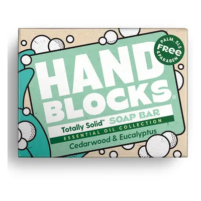 Hand Blocks Totally Solid Soap Bar - Cedarwood & Eucalyptus - 100g