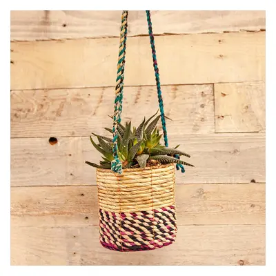 Artisan Round Hanging Plant Basket - Small