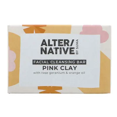 Alternative By Suma Facial Cleansing Bar - Pink Clay - 95g