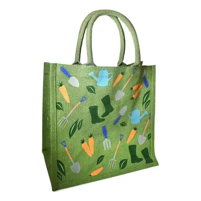 Reusable Jute Shopping Bag - Gardening