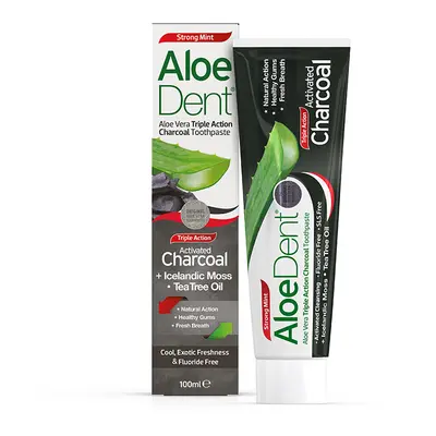 Aloe Dent Charcoal Toothpaste Fluoride Free - 100ml