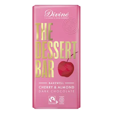 Divine Dark Chocolate Bakewell Dessert Bar - 180g