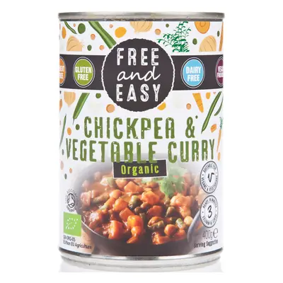 Free & Easy Chickpea & Vegetable Curry - 400g