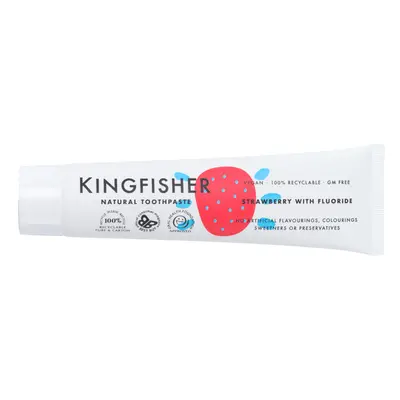 Kingfisher Children's Toothpaste with Fluoride - Strawberry - 100ml