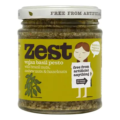 Zest Basil Pesto Suitable For Vegans - 165g