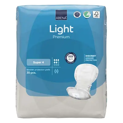 Abena Light Incontinence Pads - Super - Pack of 30