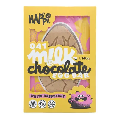 Happi White Raspberry Chocolate Egg Bar - 140g