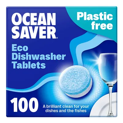 OceanSaver Plastic Free Eco Dishwasher Tablets - 100 Tabs