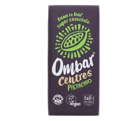 Ombar Chocolate Bar with Pistachio Centre - 70g