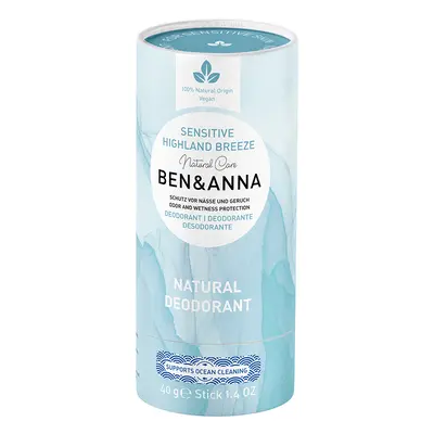 Ben & Anna Natural Deodorant - Sensitive Highland Breeze - 40g