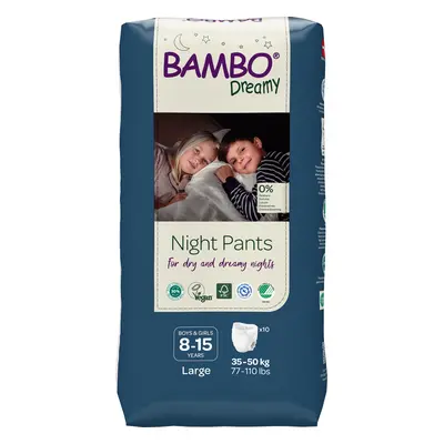 Bambo Dreamy Night Pants - 8-15 - Pack of 10