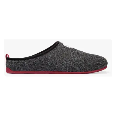 Mercredy Men's Slippers - Black & Burgundy