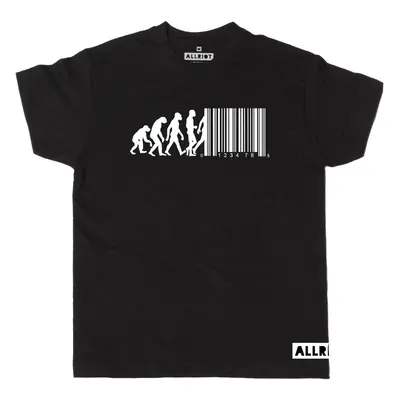 All Riot Evolution Barcode Organic T-Shirt