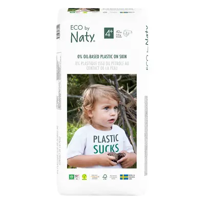 Eco By Naty Disposable Nappies Size 4+ Economy Pack - Maxi Plus - Pack of 42