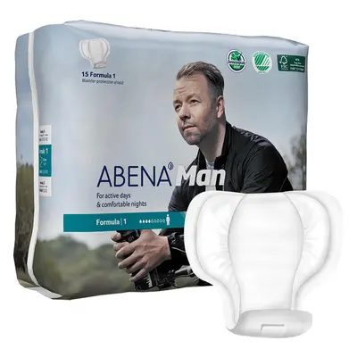 Abena Man Incontinence Pads - Formula 1 - Pack of 15