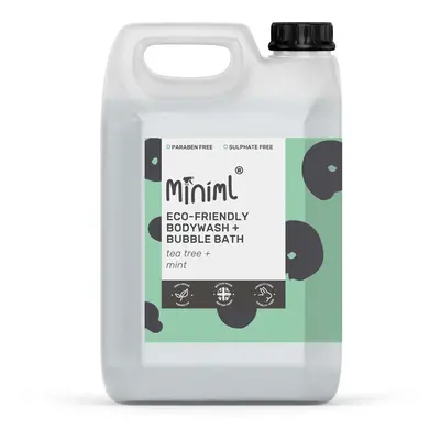 Miniml Body Wash & Bubblebath - Tea Tree & Mint - 5L