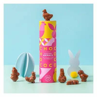 Chococo 47% Colombia Milk Chocolate Easter Shapes