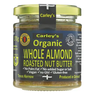 Carley's Organic Whole Almond Butter - 170g