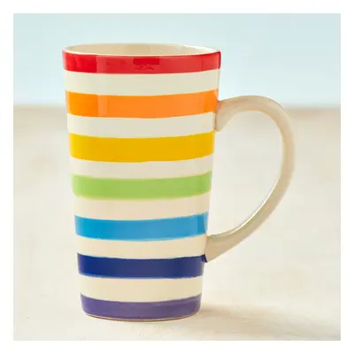 Hand Painted New Rainbow Tall Tapered Mug